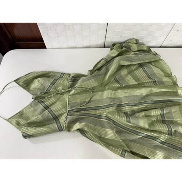 "MAX & CLEO" Vintage Y2K Fairy Whimsical Babydoll Keyhole Halter Sexy Midi - Picture 5 of 11